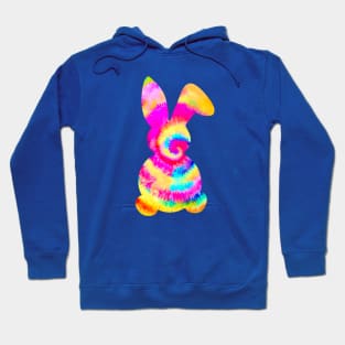 Easter Bunny Tie Dye Girls Gift Happy Easter Womens Apparel Hoodie